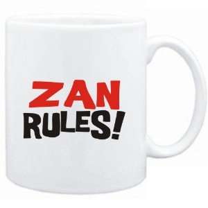  Mug White  Zan rules  Male Names