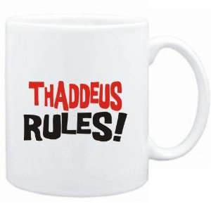    Mug White  Thaddeus rules  Male Names