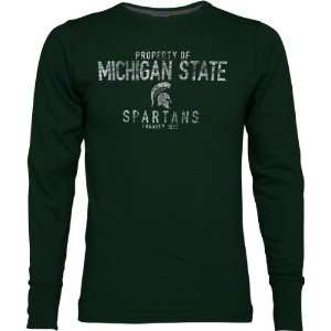   State Spartans Forest Classic Slub Long Sleeve Crew