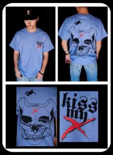 NWT Kiss My X T Shirts Skateboard Skull Ramp S 3XL Extreme Sports 