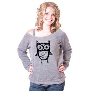  Just Another Owl Slouchy Wideneck Sweater 