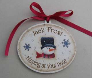 Ornament Jack Frost Nipping at Nose Christmas Frosty HP  