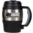 san jose sharks nhl 20oz stainless mini travel jug mug