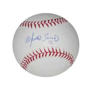  Alfonso Soriano Chicago Cubs Autographed Baseball Sports 