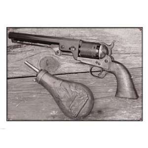  1851 Colt Navy Revolver 24.00 x 18.00 Poster Print
