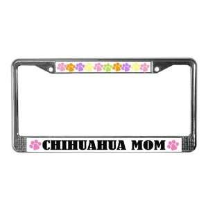  Chihuahua Mom License Frame License Plate Frame by 