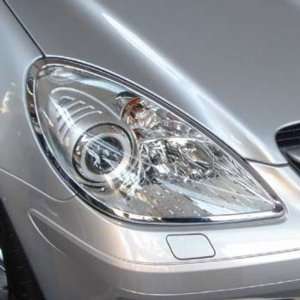 New Mercedes SLK280/SLK350/SLK55 AMG Headlight Rings   Chrome, 2pc 