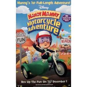 Handy Manny Handy Mannys Motorcycle Adventure Movie Poster 27 x 40 