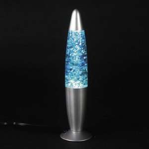  Plastic Small Blue Transparent Sparkle Cone Lamp   Party 