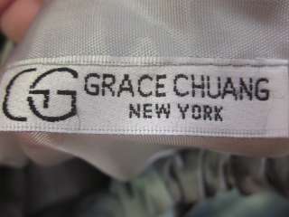 GRACE CHUANG Green Gray Patchwork Small Handbag  