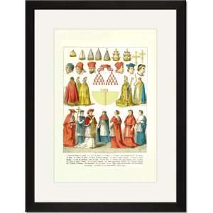   Print 17x23, French Clergy Headwear and Vestments