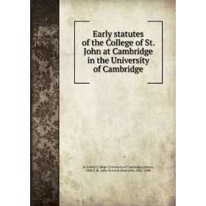   ), 1825 1910 St. Johns College (University of Cambridge) Books