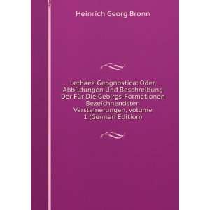  , Volume 1 (German Edition) Heinrich Georg Bronn  Books