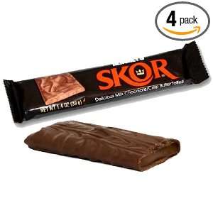 Skor 4 bars (156g / 5.5oz) 39g Each BAR Made in Canada  