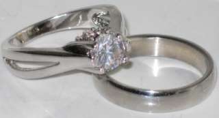   OF RINGS SOLITAIRE ENGAGEMENT RING WEDDING B SIMULATED DIAMOND RING
