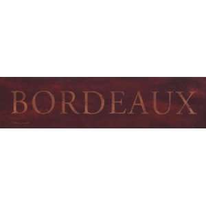    Bordeaux   Poster by Stephanie Marrott (20x5)