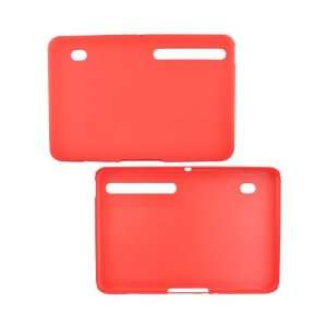  RED Rubberize Hard Plastic Back Cover Case For Motorola 