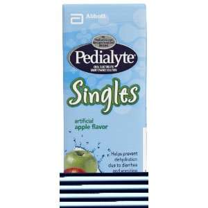  Pedialyte Singles Apples (4) Tetra Pack/juice Boxes, Size 