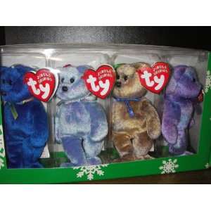  TY Jingle Beanie Babies   Set of 4 Clubby Bears (BBOC 