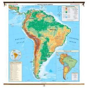  Cram Globes 7925 4503 South America Roller Map Office 