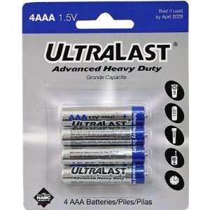   Zinc Chloride Battery Retail Pack   4 Pack   ULHD4AAA