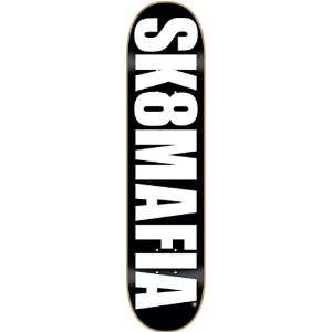 Sk8mafia Og Logo Deck 7.6 Black Skateboard Decks  Sports 