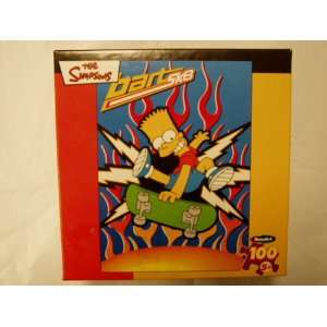  The Simpsons Bart Sk8 100 Piece Puzzle Toys & Games