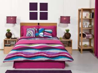 New Purple Silver Comforter Sheets Bedding Set King 12p  
