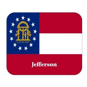  US State Flag   Jefferson, Georgia (GA) Mouse Pad 