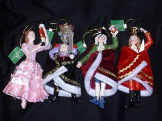 Nutcracker Suite Ornaments/4 assorted  