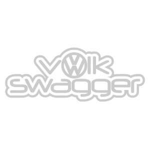 Volk Swagger Volkswagger CHROME Volkswagen VW Euro JDM Tuner Vinyl 