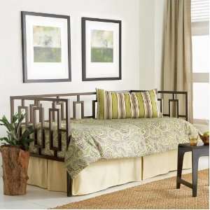  Fashion Bed Group Miami Metal Daybed in Coffee Finish with 