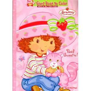   Strawberry Shortcake Giant Book to Color ~ Real Sweetie Toys & Games