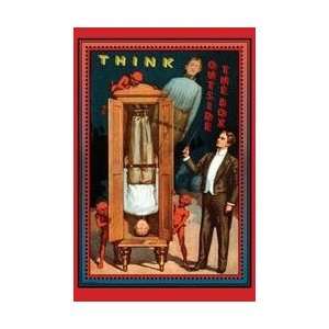  Think Outside the Box 12x18 Giclee on canvas