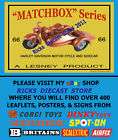 matchbox series 66 harley davidson sidecar poster sign location united 