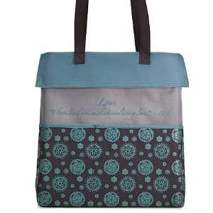  Gifts of Faith Love Medallion Floral Tote Bag NC947