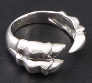 TRIBAL SCORPION CLAW 925 STERLING SILVER MENS RING 9  