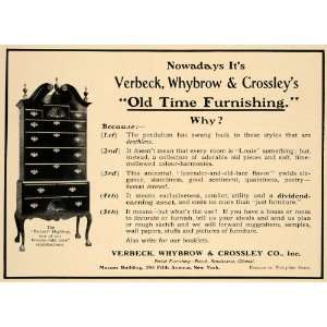  1907 Ad Talcott Highboy Verbeck Whybrow Crossley 