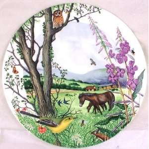    Wedgwood plate by Colin Newman The Hayfield