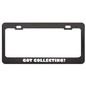 Got Collecting? Hobby Hobbies Black Metal License Plate Frame Holder 