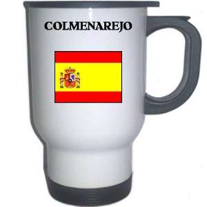 Spain (Espana)   COLMENAREJO White Stainless Steel Mug 