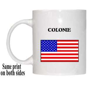  US Flag   Colonie, New York (NY) Mug 