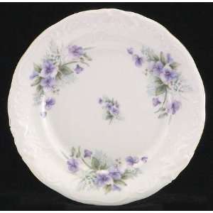  Violet Fine China Dessert Plate