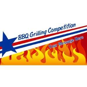    3x6 Vinyl Banner   BBQ Grilling Competition 