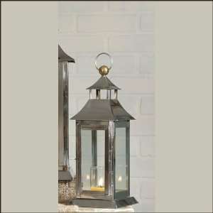  Small Menagerie Lantern with Polished Stainless Steel 