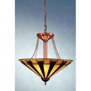    22 Inch W Steppe Inverted Pendant Ceiling Fixture