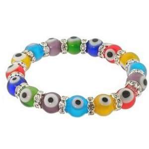  Multi Colored Evil Eye Bracelet