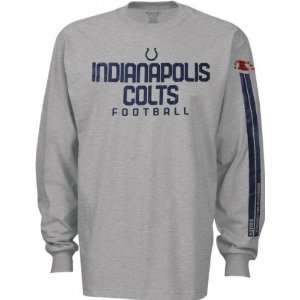   Colts  Grey  Strongside Long Sleeve T Shirt