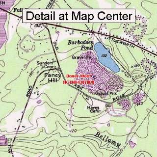  USGS Topographic Quadrangle Map   Dover West, New 