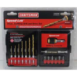  Craftsman Speed Lok 16 pc. SoftGrip Drill and Drive Set 